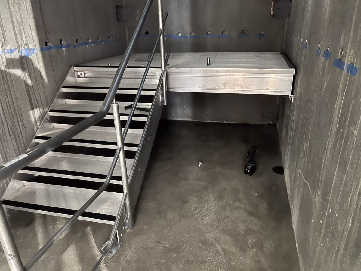 Steel Fire Stair